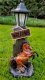 picture of HORSE COWBOY WITH SOLAR LIGHT STATUE SOLAR HORSE COWBOY FIGURINE