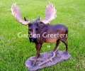 picture of LARGE MOOSE STATUE FIGURINE