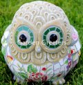 picture of OWL MOSAIC STATUE-fl