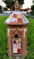 picture of MOSAIC BIRDHOUSE-BR