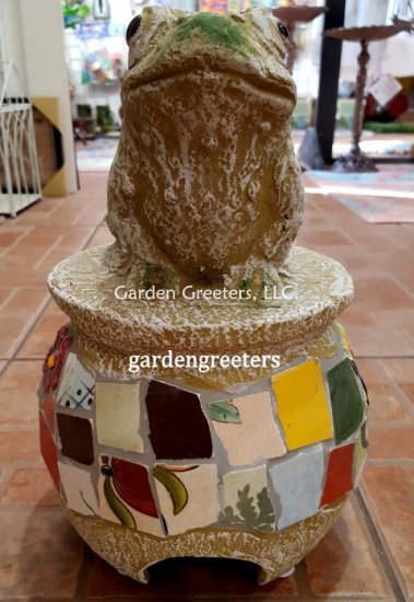 picture of MOSAIC FROG TOAD HOUSE MOSAIC FROG HOUSE MOSAIC TOAD HOUSE - Click Image to Close