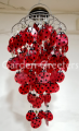 picture of Ladybug Solar Capiz Shell Windchimes/Chandelier Ladybug Capiz Ch
