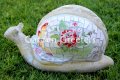 picture of LARGE MOSAIC SNAIL MOSAIC STATUE SNAIL MOSAIC-br