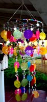 picture of MIXED COLORS CAPIZ WIND CHIMES