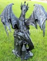 picture of DRAGON STATUE WITH SOLAR LIGHT LANTERN