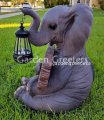 picture of SOLAR ELEPHANT WITH WELCOME SIGN STATUE