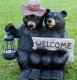 picture of BEAR COUPLE WITH SOLAR LANTERN