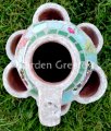picture of LARGE MOSAIC STRAWBERRY PLANTER MOSAIC TOMATO/HERB/FLOWER PLANTE