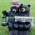 picture of BEAR COUPLE WITH SOLAR LANTERN