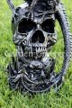 picture of DRAGON ON SKULL STATUE DRAGON FIGURINE