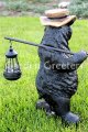 picture of BEAR STATUE WITH SOLAR LIGHT
