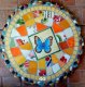 picture of MOSAIC BUTTERFLY STEPPING STONE MOSAIC WALL DECOR-bo