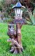 picture of OWL WITH SOLAR LIGHT STATUE SOLAR OWL LANTERN FIGURINE