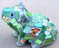 picture of PIG MOSAIC PIG STATUE PIG MOSAIC