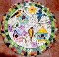 picture of MOSAIC STEPPING STONE MOSAIC WALL ART MOSAIC WALL DECOR-mbh