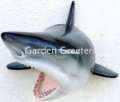 picture of SHARK HEAD WALL MOUNT STATUE