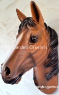 picture of HORSE HEAD WALL MOUNT STATUE