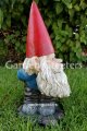 picture of GARDEN STATUE GNOMES FIGURINE GNOMES MOONING