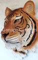 picture of ORANGE TIGER HEAD WALL MOUNT STATUE