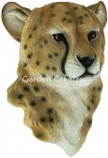 picture of CHEETAH HEAD WALL MOUNT STATUE