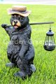 picture of BEAR STATUE WITH SOLAR LIGHT