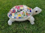 picture of Large Mosaic Turtle Statue Turtle Mosaic Turtle Decor