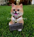 picture of Pomeranian Dog statue Pomeranian Dod figurine