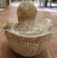 picture of MOSAIC TURTLE BIRDFEEDER TURTLE MOSAIC BIRDBATH