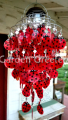 picture of Ladybug Solar Capiz Shell Windchimes/Chandelier Ladybug Capiz Ch