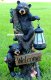 picture of Bear with solar lantern Bear figurine Bear statue solar