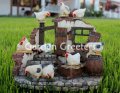 picture of CHICKEN ROOSTER FAMILY STATUE