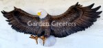 picture of AMERICAN BALD EAGLE WALL PLAQUE STATUE