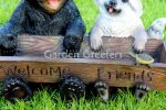 picture of BEAR RACOON BIRD FEEDER/BIRDBATH