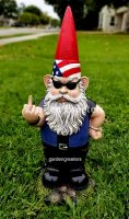 picture of PATRIOTIC GNOME STATUE GNOME FIGURINE