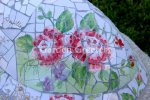 picture of LARGE MOSAIC TURTLE STATUE TURTLE MOSAIC-bt