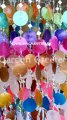 picture of SOLAR CAPIZ SHELL WINDCHIMES/CHANDELIER MIXED COLOR CAPIZ CHIME