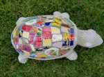 picture of Large Mosaic Turtle Statue Turtle Mosaic Turtle Decor