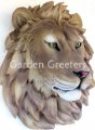 picture of LION HEAD WALL MOUNT STATUE