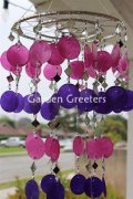 picture of MIXED COLOR CAPIZ WIND CHIMES