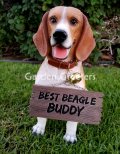 picture of Beagle Dog Statue Beagle Dog Figurine Beagle home decor
