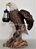 picture of SOLAR AMERICAN BALD EAGLE AMERICAN EAGLE WITH SOLAR LIGHT