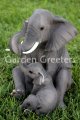 picture of ELEPHANT WITH BABY ELEPHANT STATUE