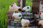 picture of CHICKEN ROOSTER FAMILY STATUE