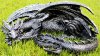 picture of SLEEPING DRAGON GOTHIC STATUE DRAGON FIGURINE