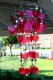 picture of RED HEART CAPIZ SHELL WINDCHIMES CAPIZ CHIMES RED HEART