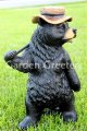 picture of BEAR STATUE WITH SOLAR LIGHT