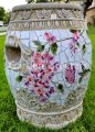 picture of MOSAIC GARDEN STOOL MOSAIC PLANT STAND-hb