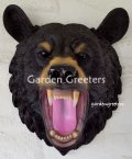 picture of ROARING BEAR HEAD STATUE BEAR HEAD FIGURINE