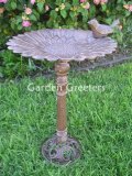 picture of LARGE FLOWER BIRDBATH