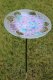 picture of HYDRANGEA GLASS BIRDBATH